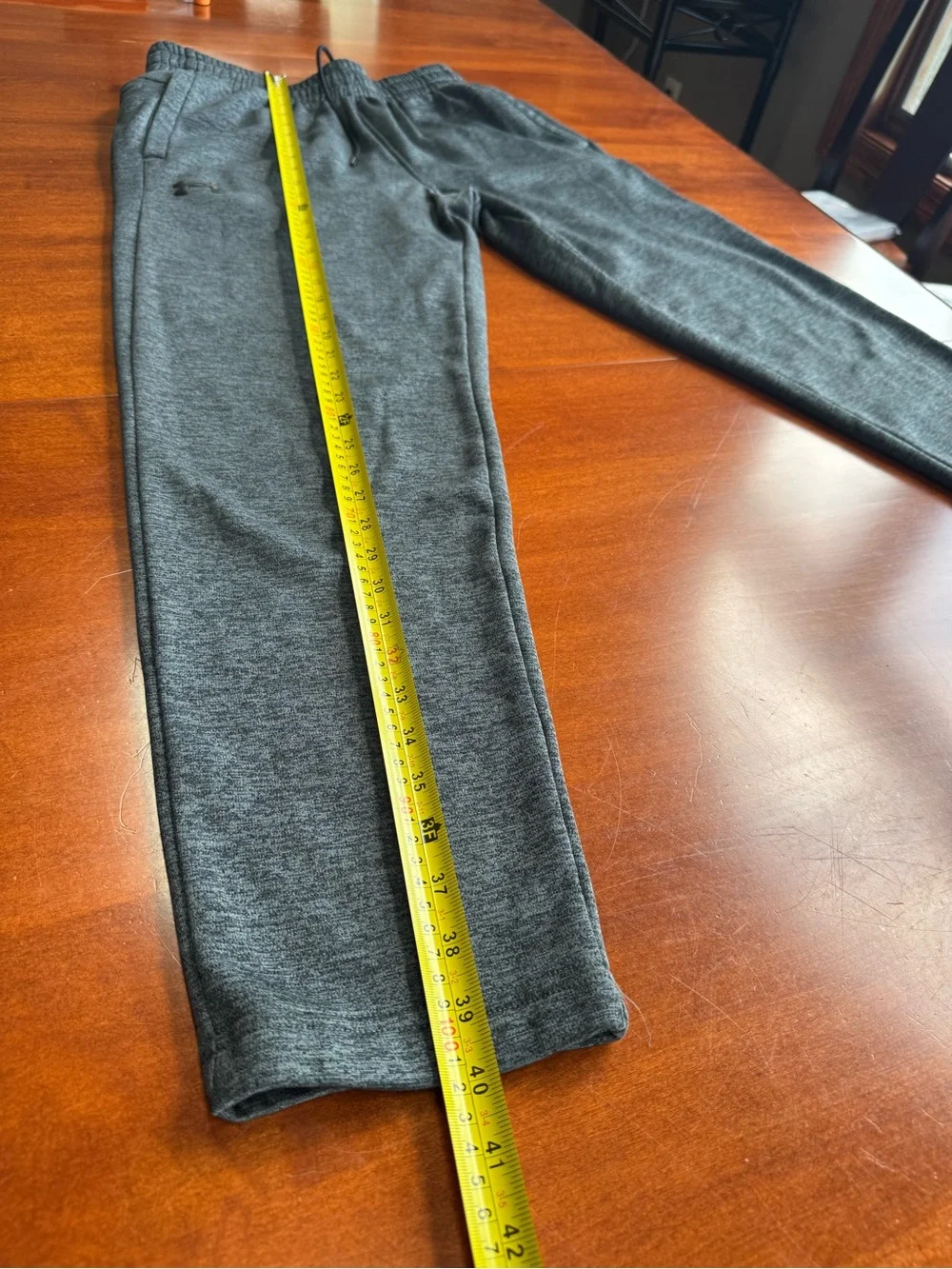 Under Armour Men’s Large Tall Loose Fit Fleece Sweatpants Gray Open Bottom